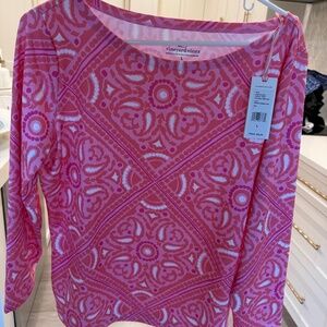 Vineyard Vines Women's Boatneck Tee, size L, NWT